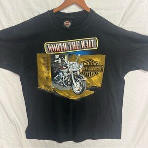 Vintage Harley Davidson T-shirt size XL Elyria Ohio